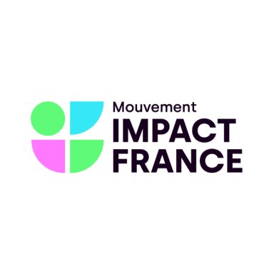 Logo Mouvement Impact France. Client d'Urbyn pour la gestion des déchets d'entreprise