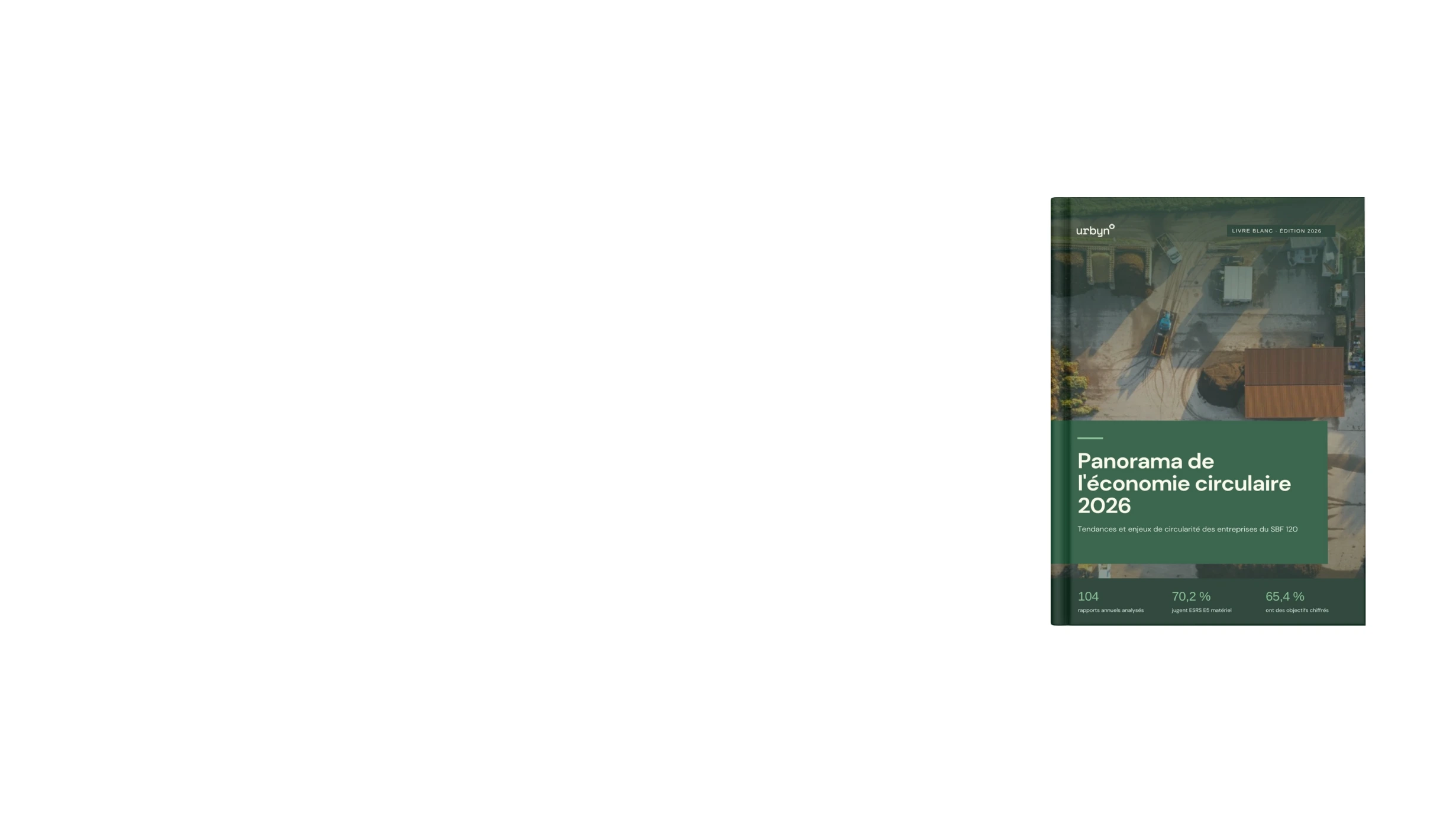 Livre blanc Panorama de l'économie circulaire 2026